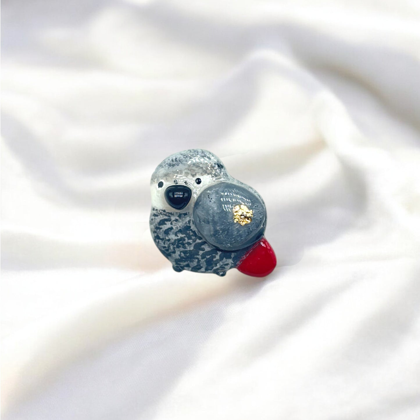 ::Handmade Clay Pin : : Choose your favourite parrot