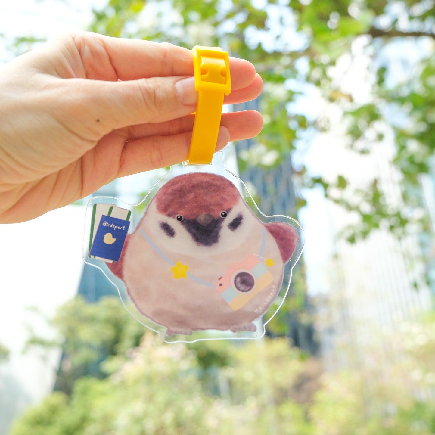 : : 行李牌 : : 🌱鳥寶飛飛行李牌- 麻雀寶寶