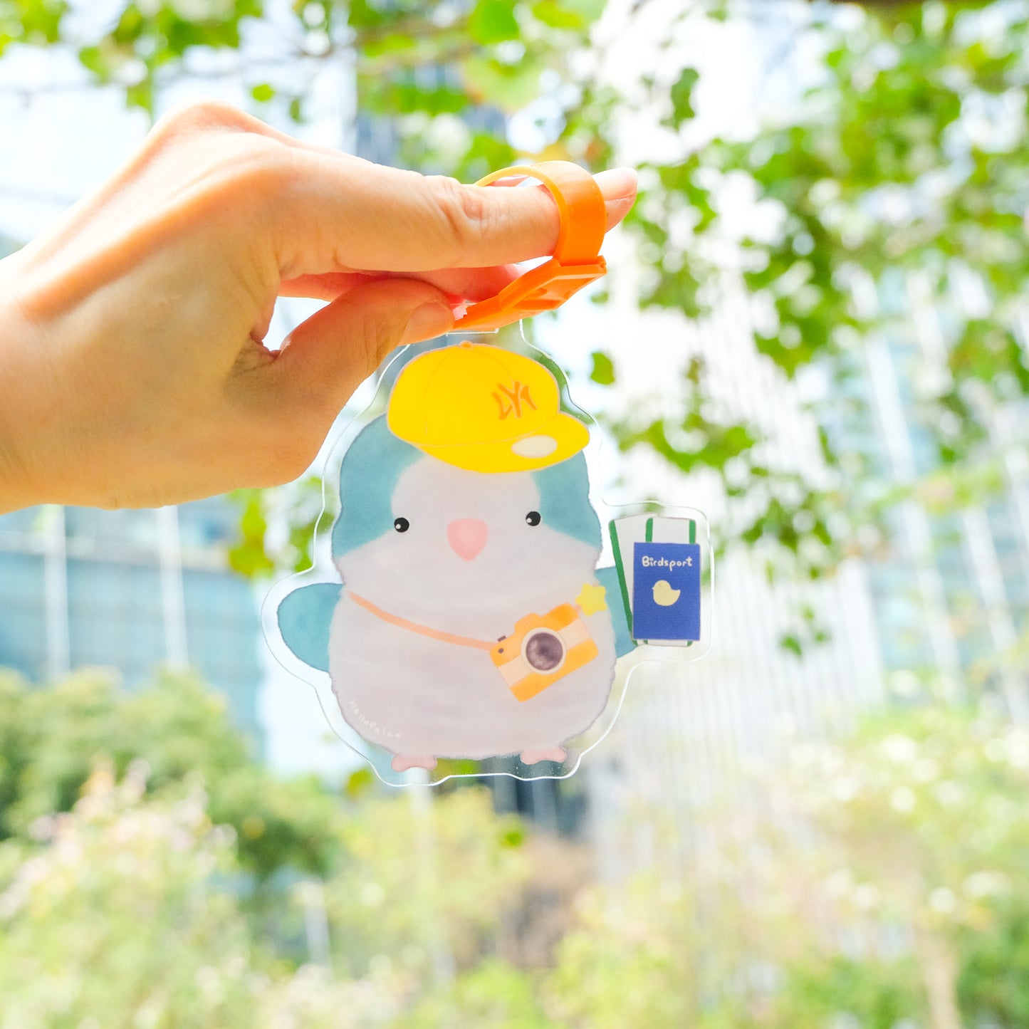 : : 行李牌 : : 🌱鳥寶飛飛行李牌-藍和尚寶寶