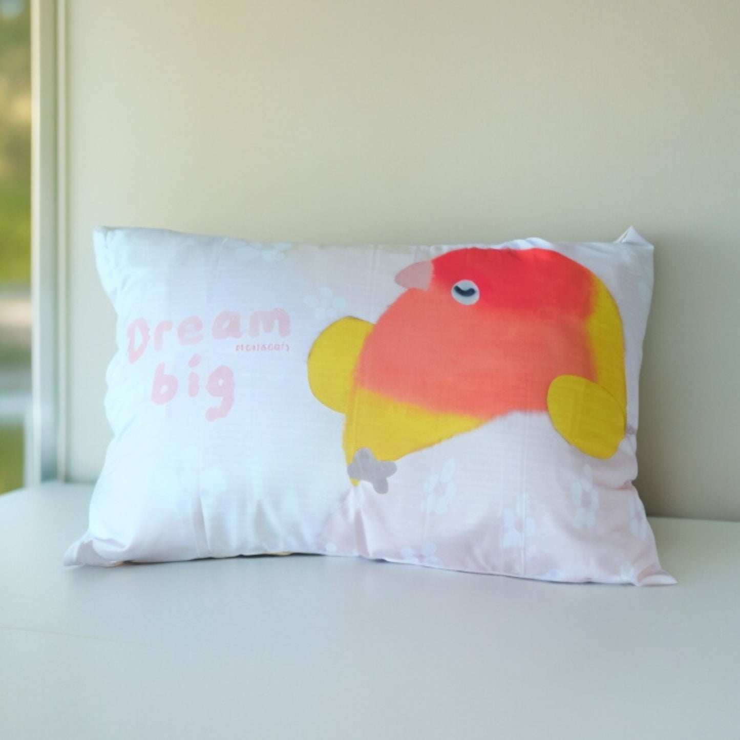 : : Pillow case: : 🌱Quaker parrot is sleeping