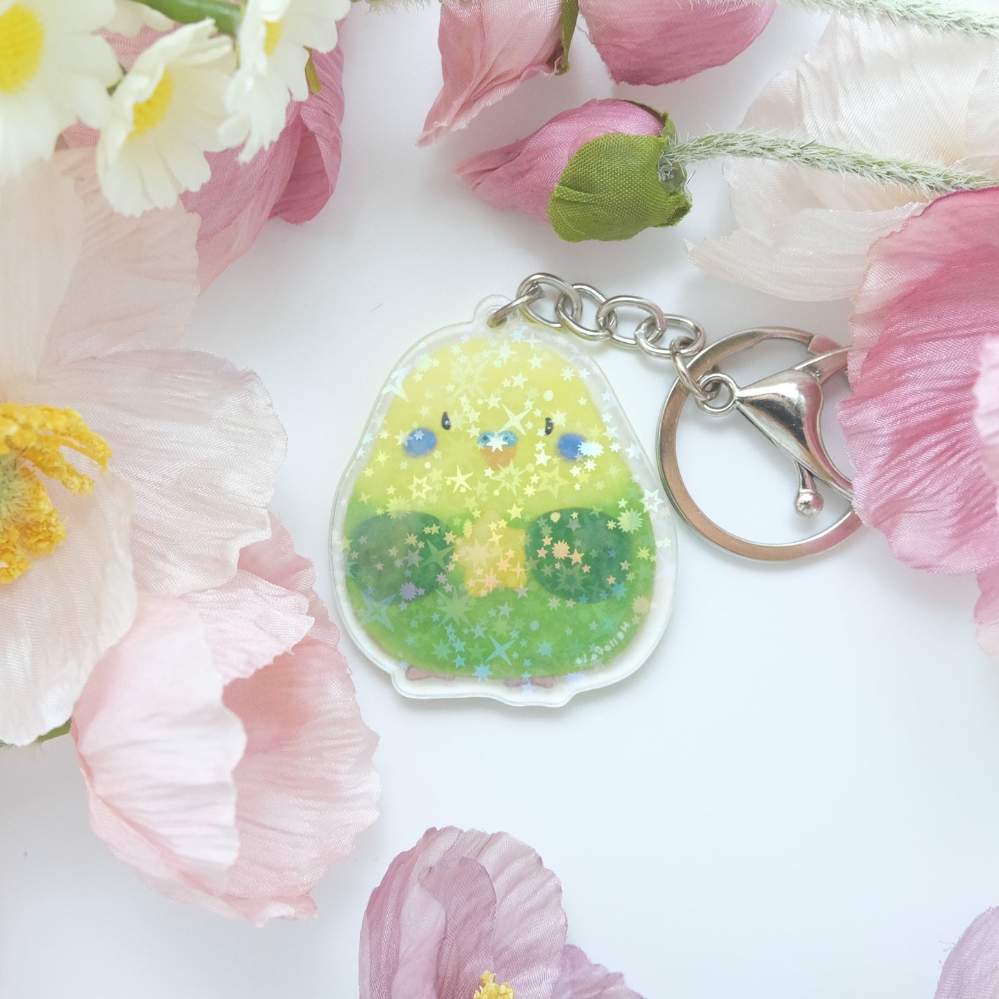: : Sparkling Keychain: : 🌱