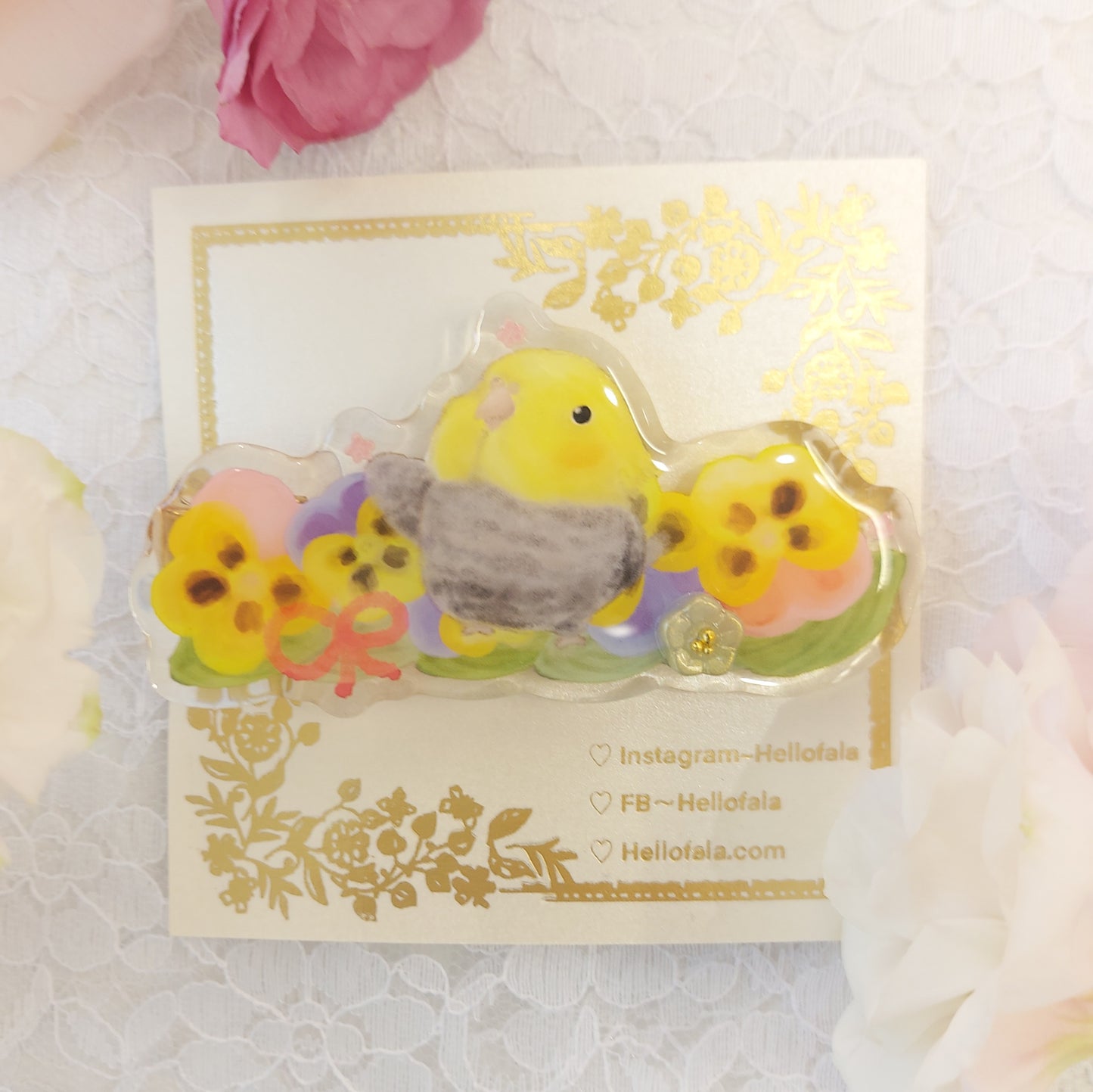 ✿ 送料無料✿ : : ゼリーヘアクリップ : : 🌱 パンジーが好きな私の赤ちゃん