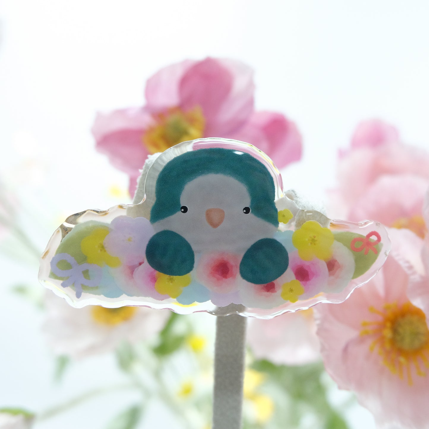 : : 果凍感髮夾 : : 🌱 藍和尚