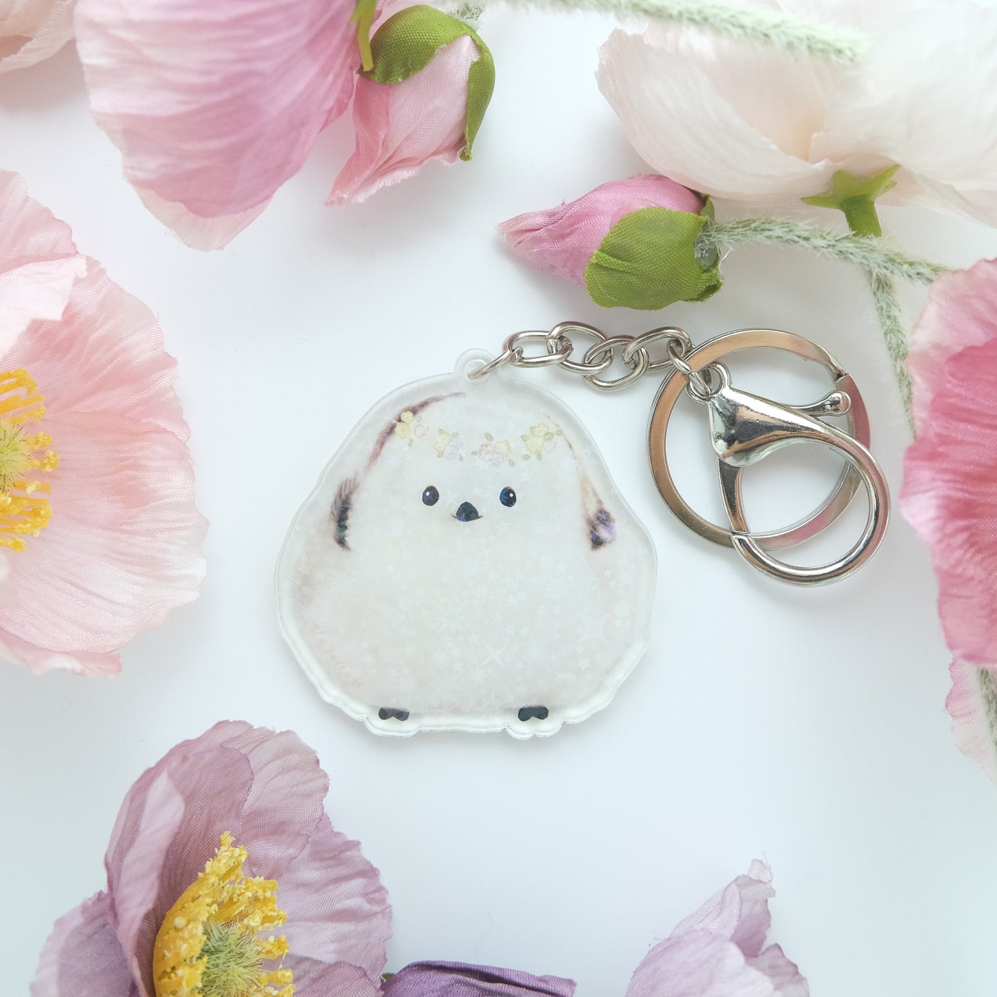 : : Sparkling Keychain: : 🌱Japanese tit