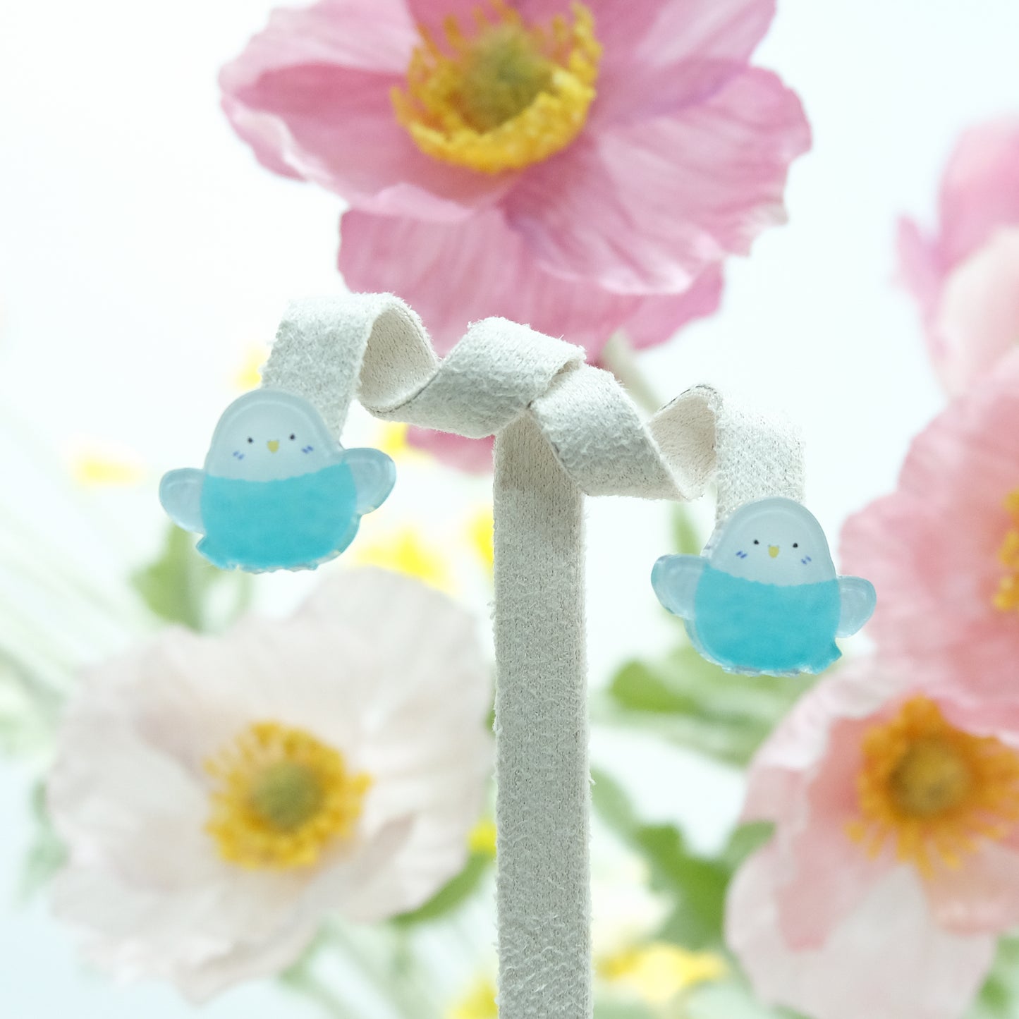 :: Earrings:: ❗You can choose different parrots to make it a pair❗Budgie