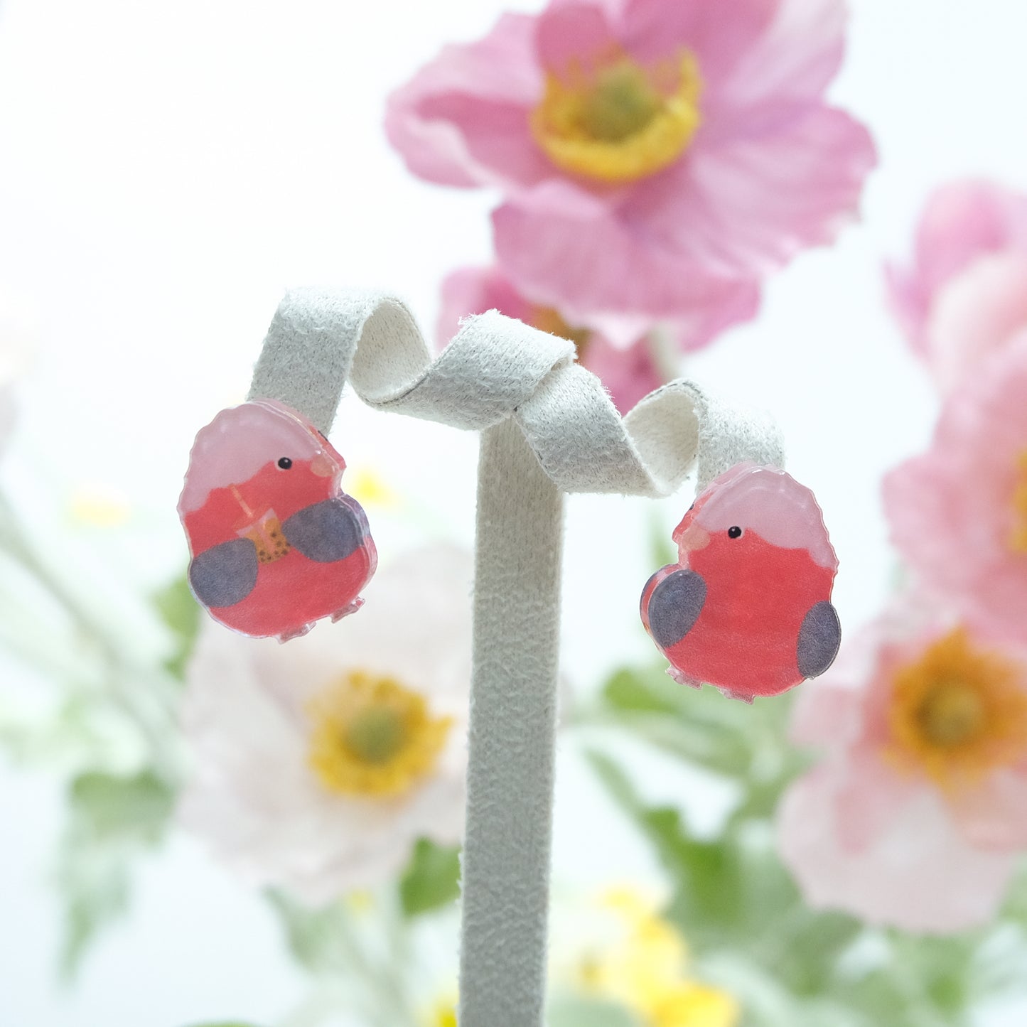 :: Earrings:: ❗You can choose different parrots to make it a pair❗Quaker parrot