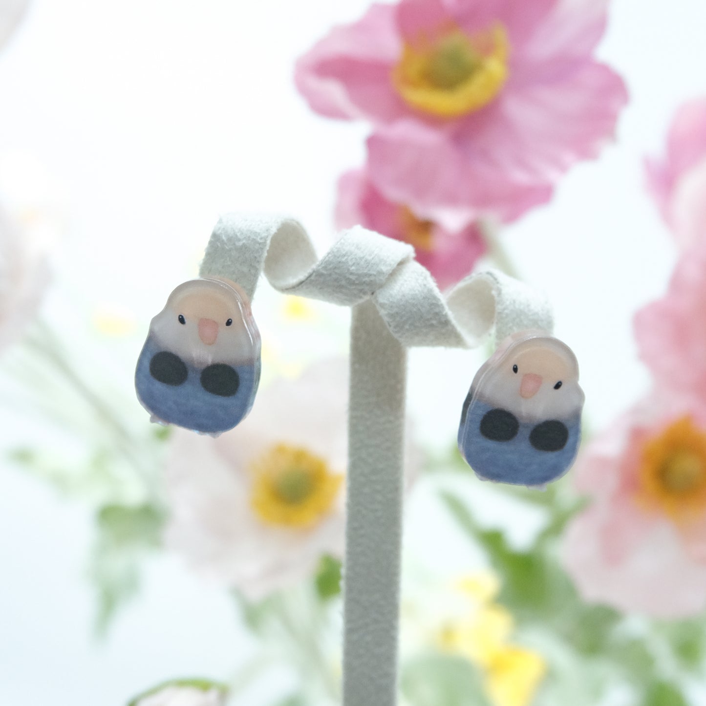 : : Earrings: : ❗You can choose different parrots to make it a pair❗Lovebird