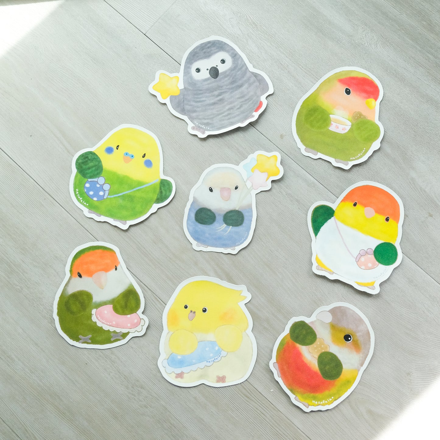 : : 行李大貼紙 : : 🌱 愛情鳥聽心事