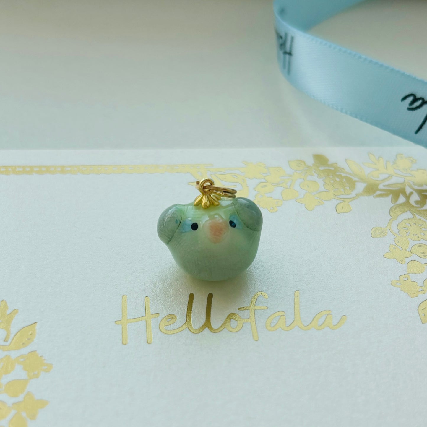 ::Handmade Clay Pendant