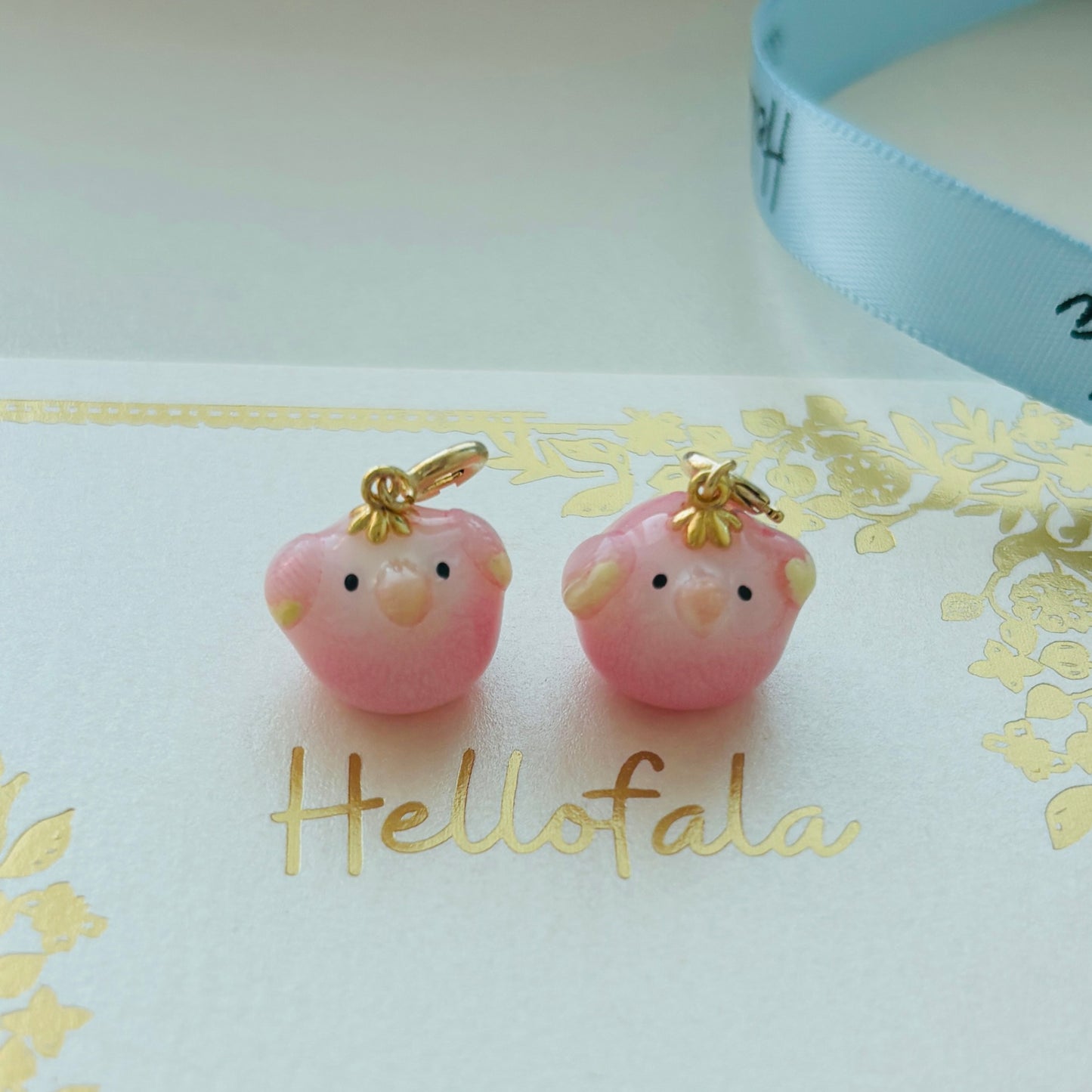 ::Handmade Clay Pendant Bourke's Parrot