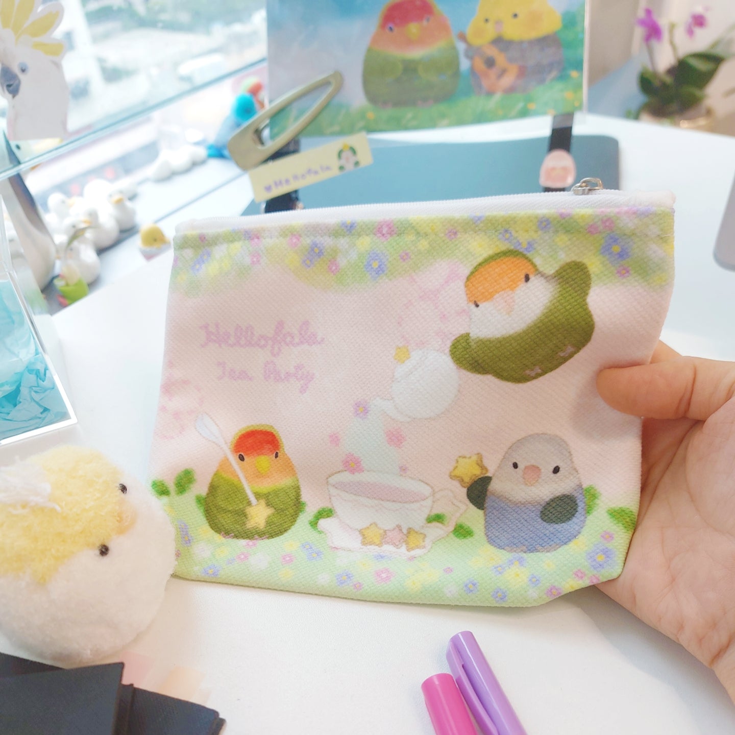 :: Treasure Bag:: Parrots’ Afternoon Tea Party