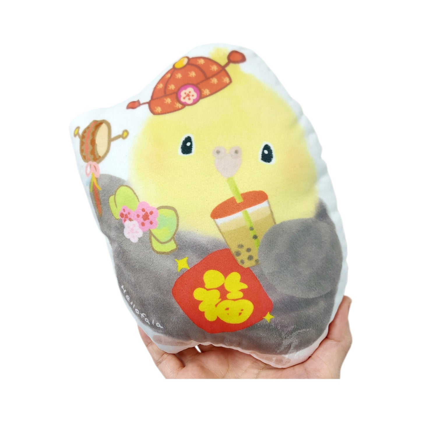 : : New Year cushion: : 🌱Wealthy Cockatiel