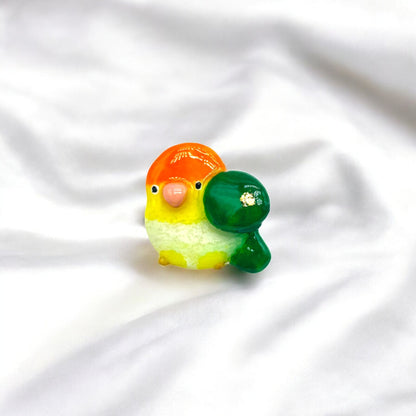 ✿送料無料✿ ::タオブローチピン::🍀キャンディーバージョン🍀お気に入りの鳥の宝物をお選びください