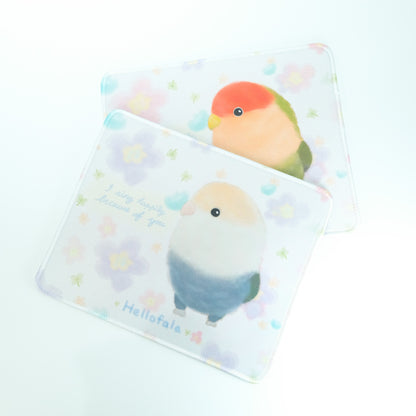 : : 滑鼠墊 : : 🌱 愛情鳥和花花