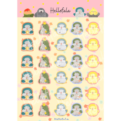  : : Stickers : : Quaker Parrot's Family Collection : : 🌱