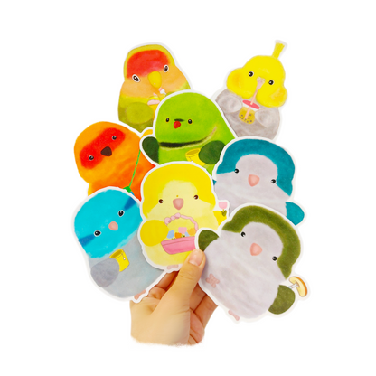 : : 行李大貼紙 : : 🌱第二彈全套8隻團團圓圓