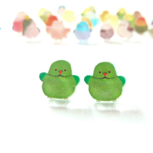 ✿ Free shipping✿: : Earrings: : ❗You can choose different parrots to make it a pair❗