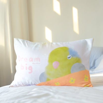 ✿ Free Shipping✿ : : Pillow case: : 🌱Baby lovebird is sleeping