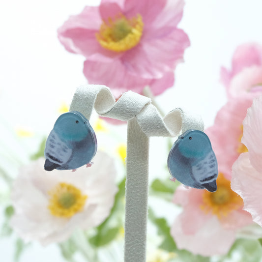 ✿ Free shipping✿ :: Earrings and accessories:: ❗You can freely choose different bird treasures on the left and right❗Pigeons