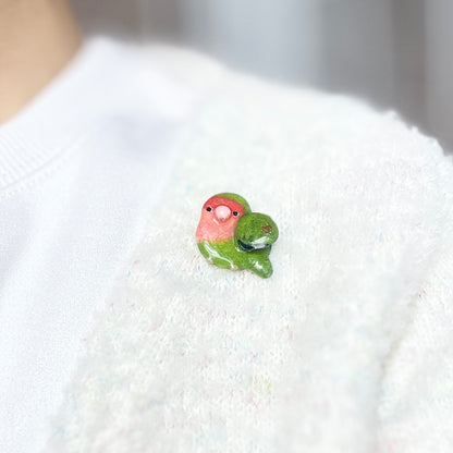 ✿送料無料✿ ::タオブローチピン::🍀キャンディーバージョン🍀お気に入りの鳥の宝物をお選びください
